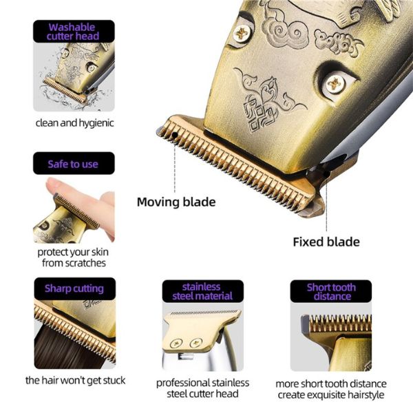 Geemy GM-885 Mašinica za šišanje - Savršen spoj moći i sofisticiranosti!