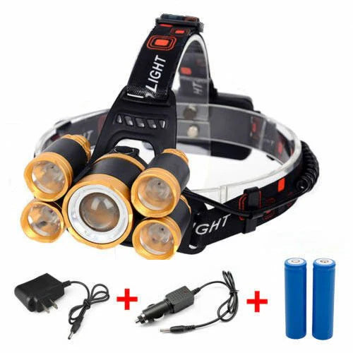 Lampa za glavu 5 dioda Najjaca