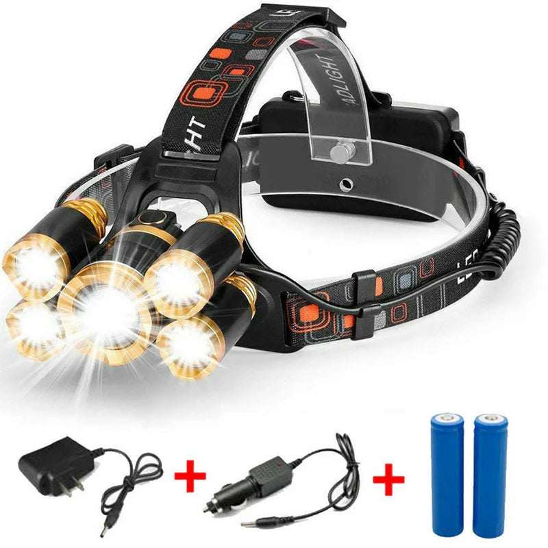 Lampa za glavu 5 dioda Najjaca