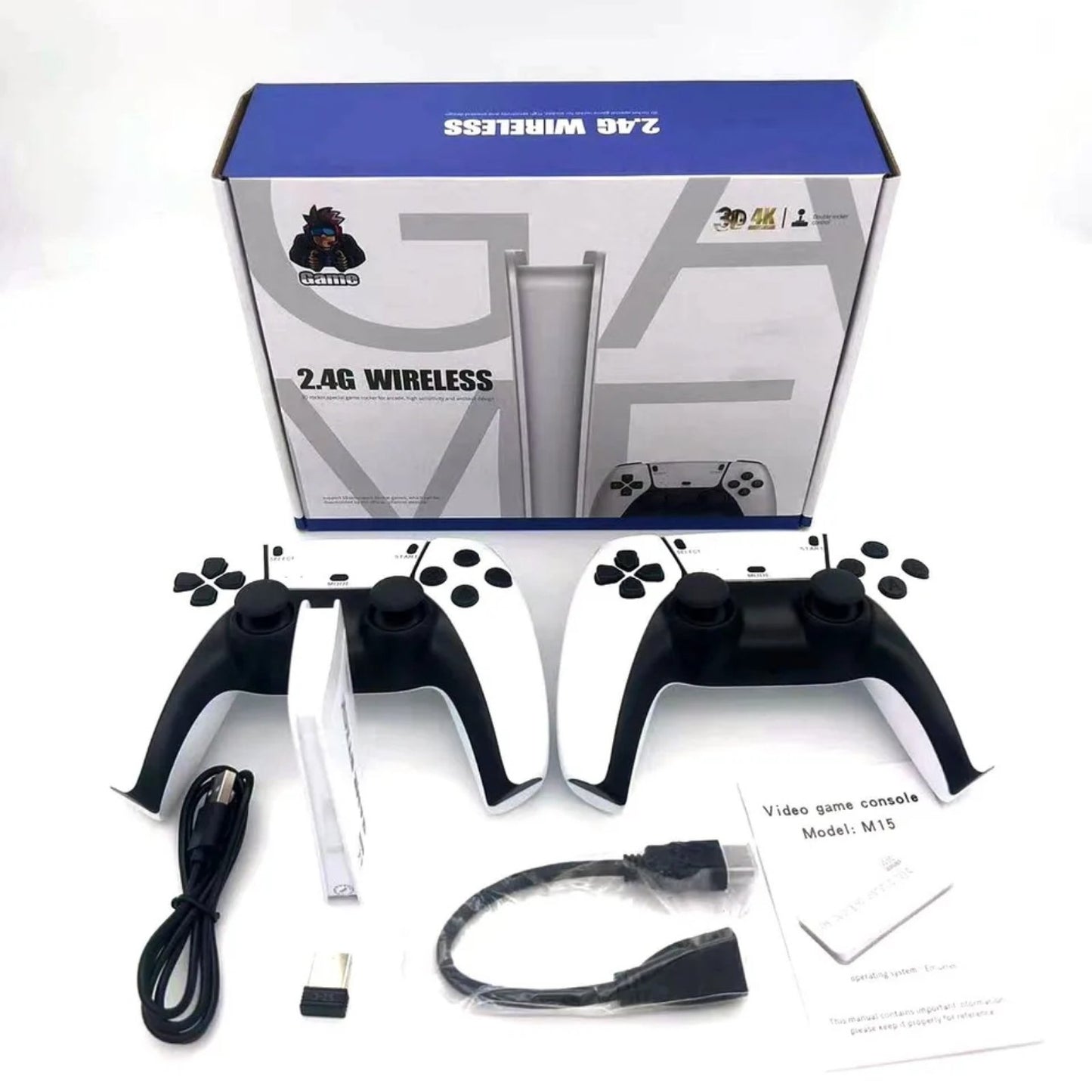 Najnovija Retro game 3D 4K HDMI stick konzola 30000 igrica + 2 bežična džojstika