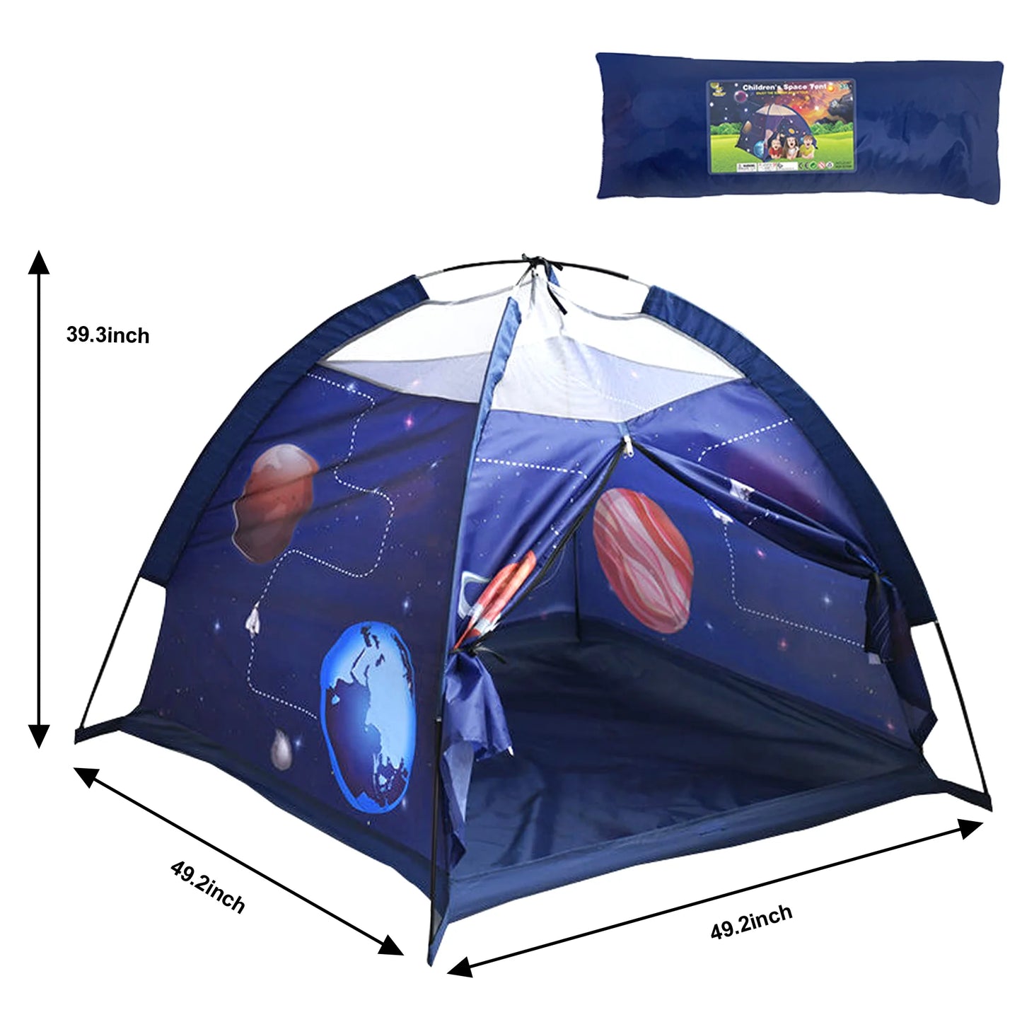 DJEČIJI SVEMIRSKI ŠATOR - za kampovanje