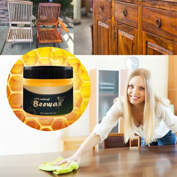 BEEWAX Prirodni vosak za poliranje drvenih površina 1+1 GRATIS