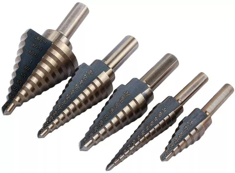 Stepenaste jelkice - burgije SET od 5 komada