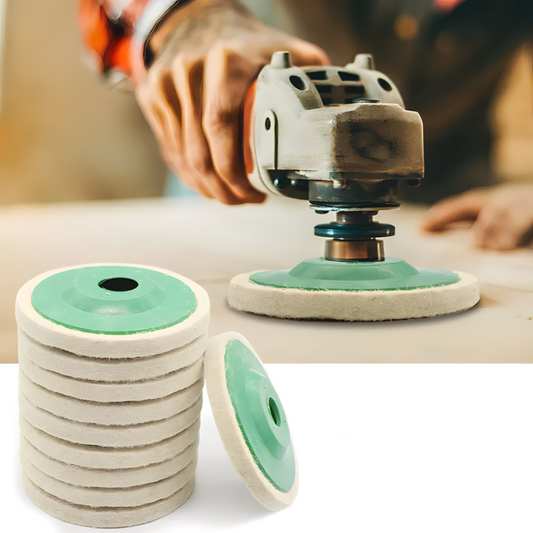 Disk za poliranje od filca (3 komada u setu) | WOOLSHINE