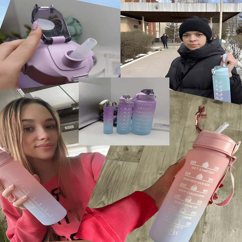 Sportska flašica sa motivacionim porukama