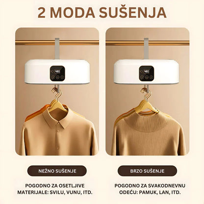 Pametna električna sušilica odjeće 2-u-1