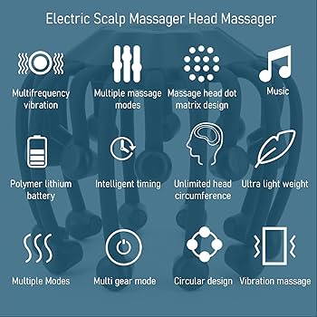 Super Opuštajući Masažer Za Glavu - Relaksacija Koja Se Ne Propušta!