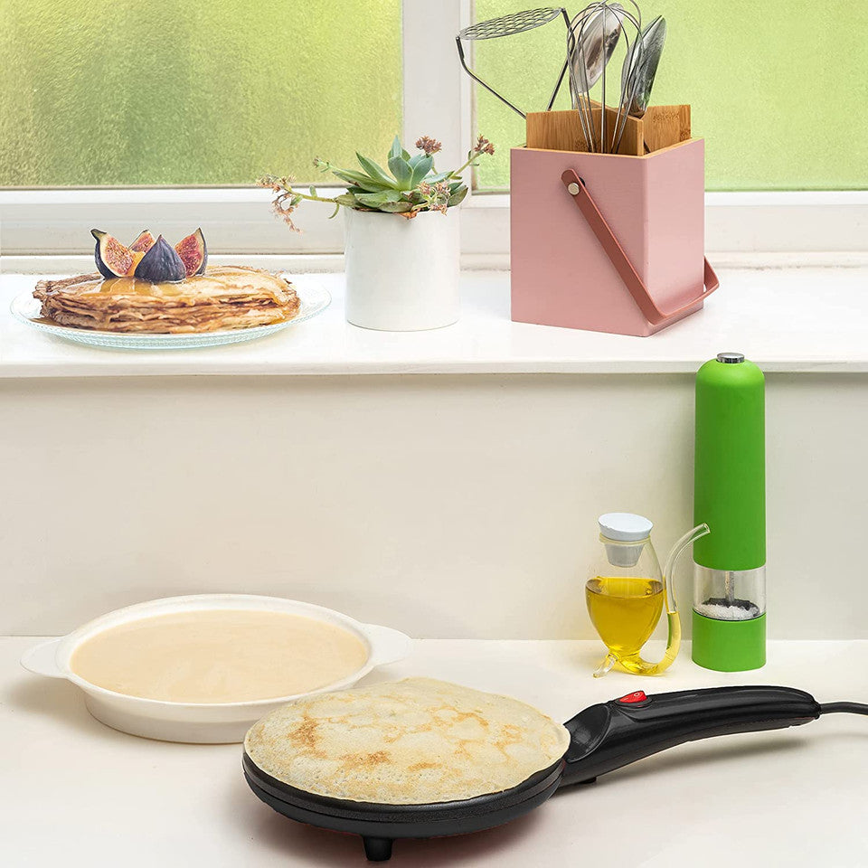Električni tiganj za palacinke + POKLON OŠTRAČ NOŽEVA