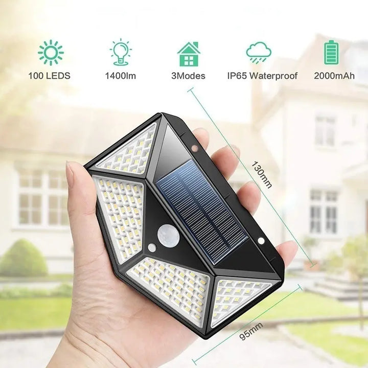 Solarni reflektor (sa senzorom) – 100 Led dioda
