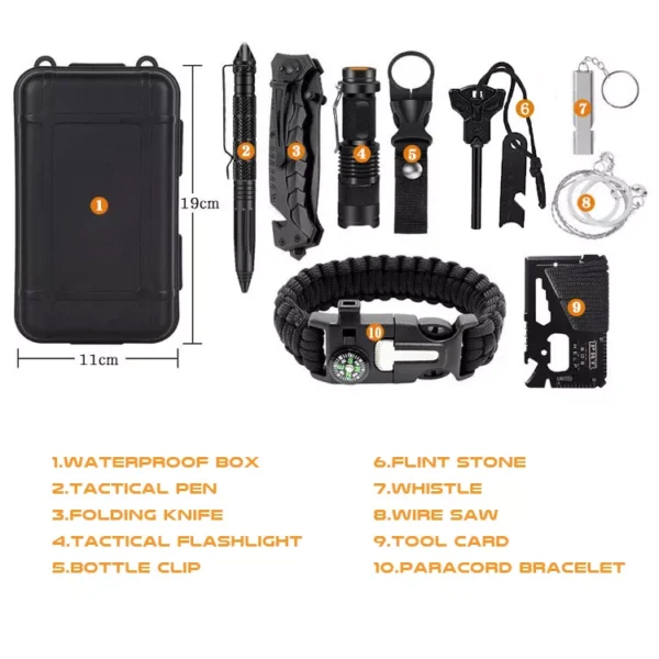Set za preživljavanje Survivor Kit 10u1 FULL Set
