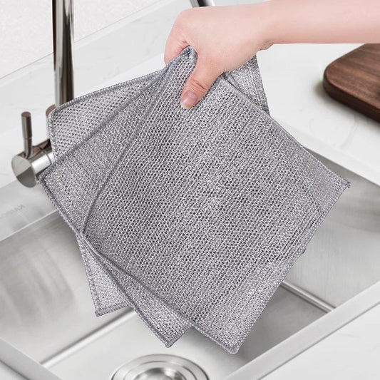 Mikrofiber Žičana Krpa Za Suđe: Revolucija u pranju! ( SET 5 KOMADA)